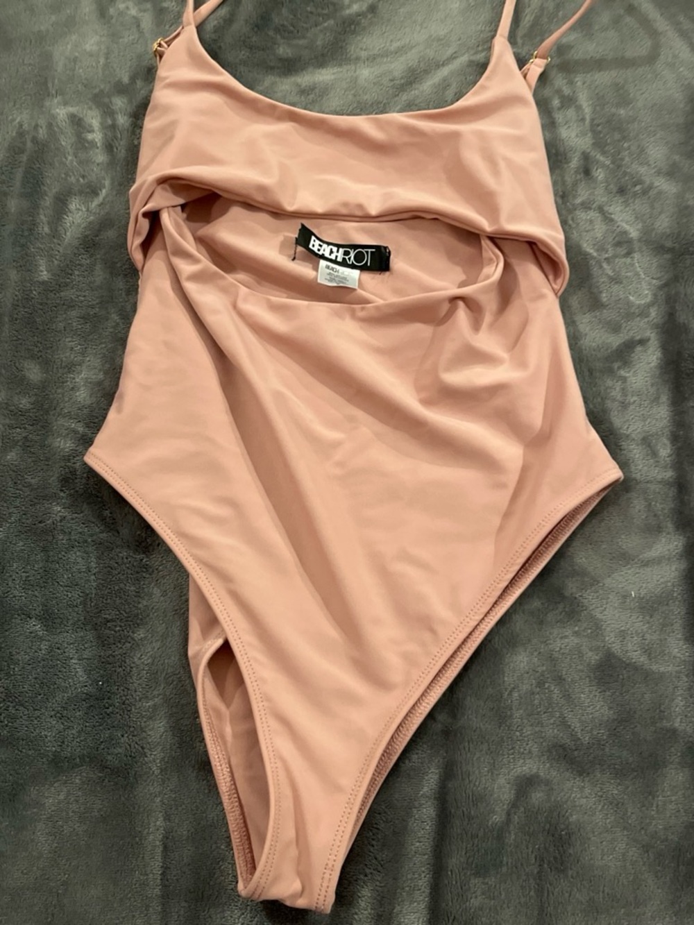 Beach RiotOne-Piece Swimsuit in Dusty Rose